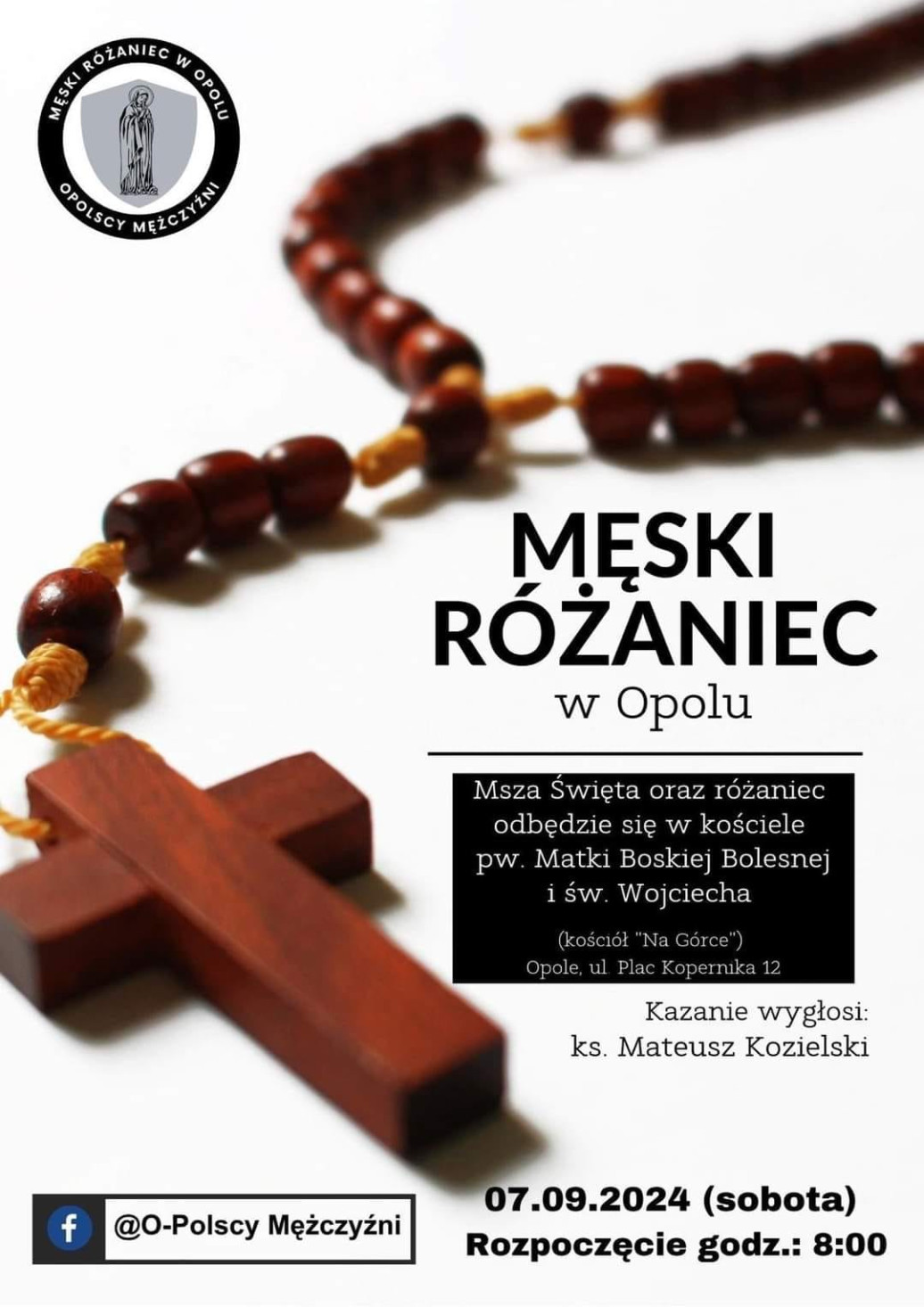 męski różaniec wrzesień